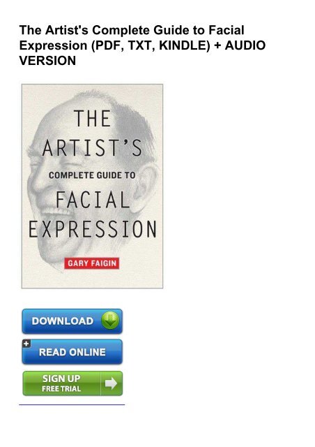 (ALWAYS) The Artist's Complete Guide to Facial Expression eBook PDF 