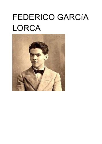 FEDERICO GARCIA LORCA BY AIMAN .