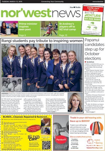 Nor'West News: March 12, 2019