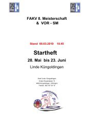 Startplan 8. MS & VorSM