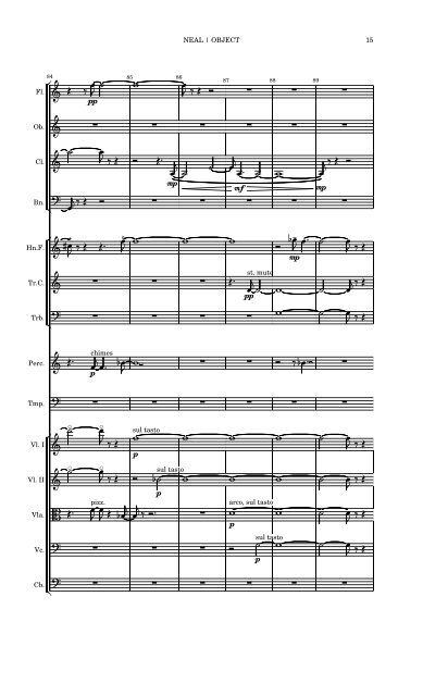 Object for small orchestra (music score)