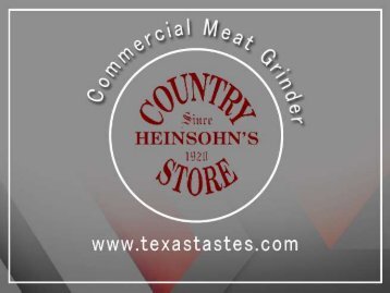 The best models of commercial meat grinder - Texastastes