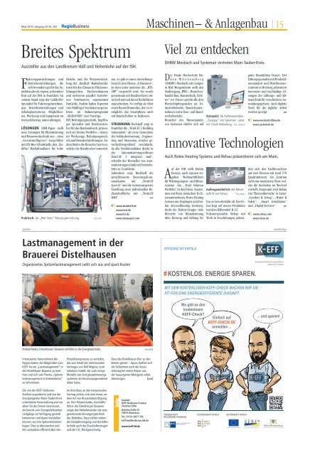 RegioBusiness Nr. 200 - März 2019