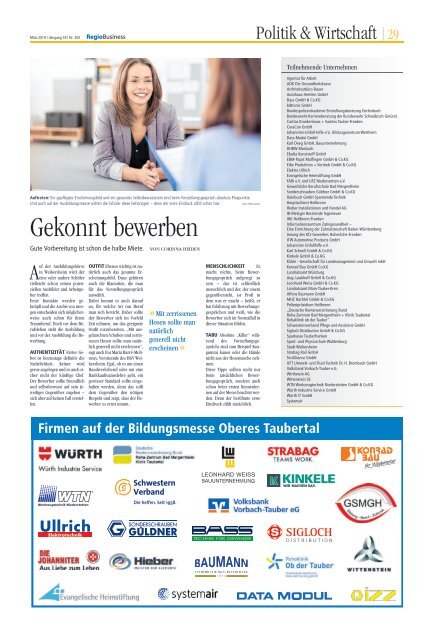 RegioBusiness Nr. 200 - März 2019