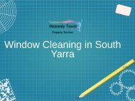 Professional Window Cleaning in South Yarra