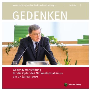 Gedenkveranstaltung für die Opfer des Nationalsozialismus am 27. Januar 2019