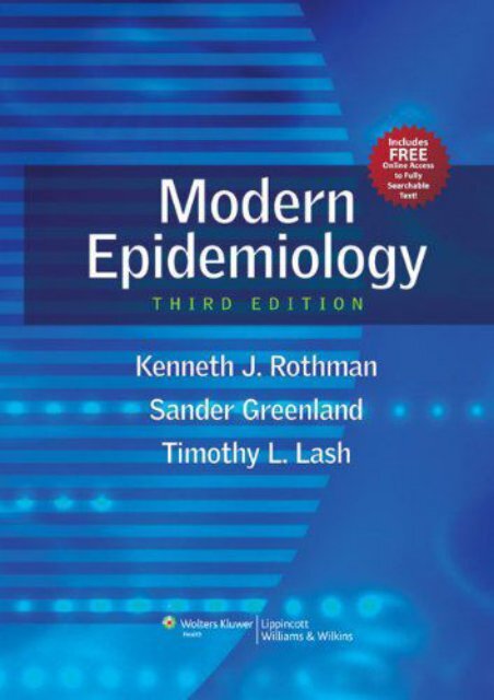 Ebooks download Modern Epidemiology E-book full