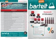 Bartelt Honeywell Hydranal Jahresaktion Chemikalienbedarf 2019