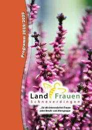 Landfrauen Schneverdingen - Programm 2019/20