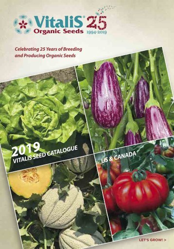 Catalogue Organic Seeds USA & Canada 2019