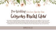 Pre Wedding Skin Care Tips for Gorgeous Bridal Glow