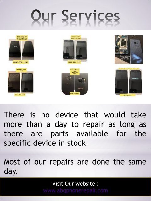 Iphone Repair Albuquerque | Call - 505-336-1907 | abqphonerepair.com