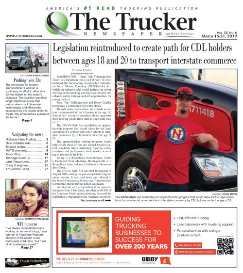 The Trucker Newspaper - March 15, 2019