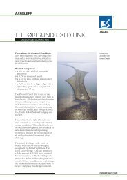Dredging and reclamation Øresund (PDF) - Per Aarsleff A/S