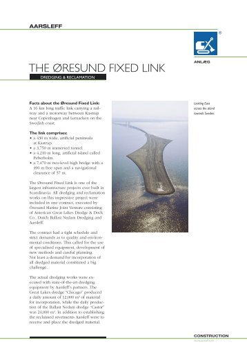 Dredging and reclamation Øresund (PDF) - Per Aarsleff A/S