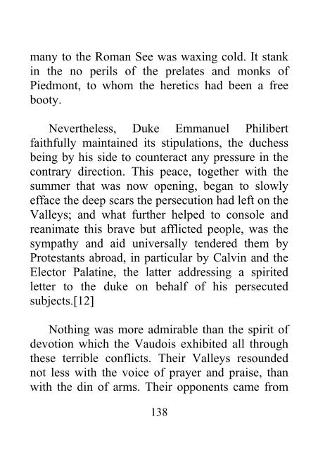 Protestantism in the Waldensian Valleys - James Aitken Wylie