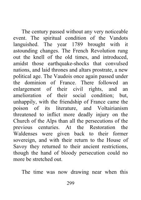 Protestantism in the Waldensian Valleys - James Aitken Wylie