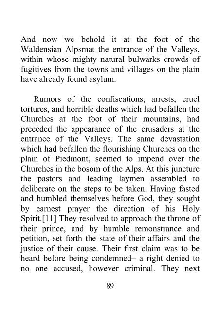 Protestantism in the Waldensian Valleys - James Aitken Wylie