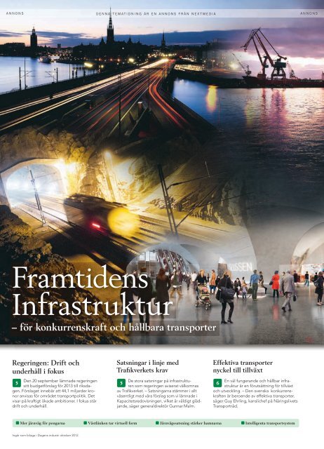 Framtidens Infrastruktur - 2012