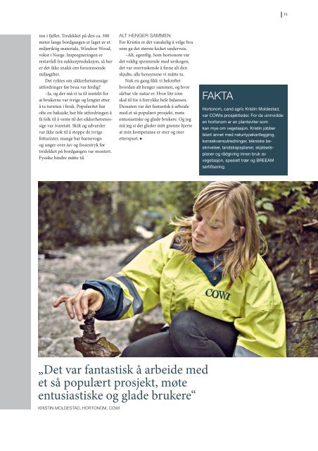 Kundemagasin mars 2012 (pdf) - Cowi