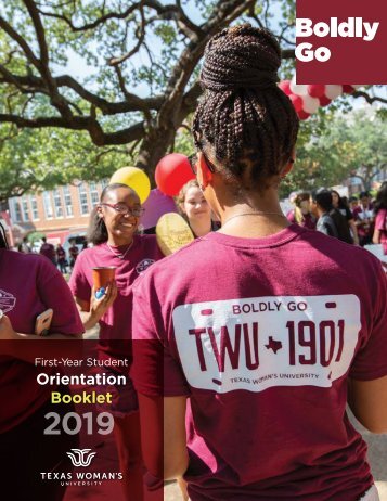 First-Year Student Orientation Booklet 2019
