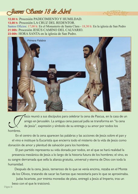 PROGRAMA SEMANA SANTA TORDESILLAS 2019