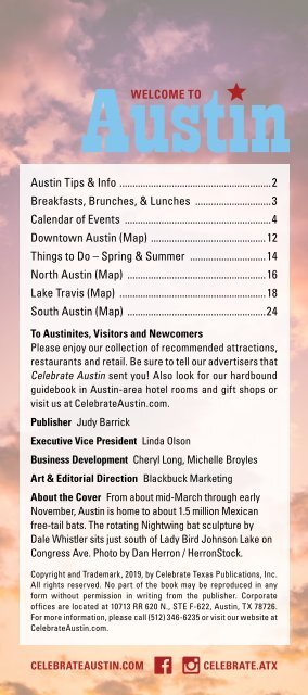 Celebrate Austin Spring 2019 Pocket Guide