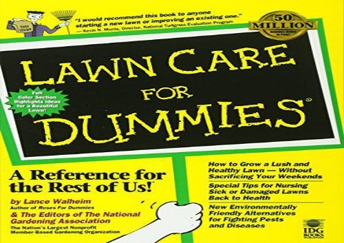 [+][PDF] TOP TREND Lawn Care for Dummies  [NEWS]