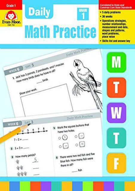 [+]The best book of the month Daily Math Practice, Grade 1 [PDF] 