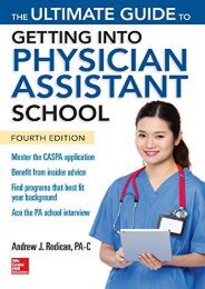 [+][PDF] TOP TREND The Ultimate Guide to Getting Into Physician Assistant School, Fourth Edition  [READ] 