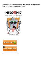 (FUNNY) Medcomic: The Most Entertaining Way to Study Medicine eBook PDF Download