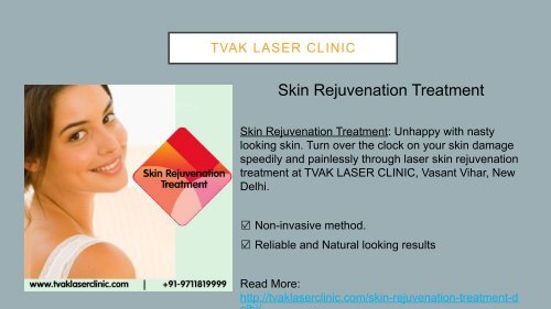 Best Skin Hair & Laser Clinic in New Delhi - Tvak Laser Clinic