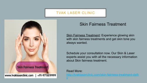 Best Skin Hair & Laser Clinic in New Delhi - Tvak Laser Clinic