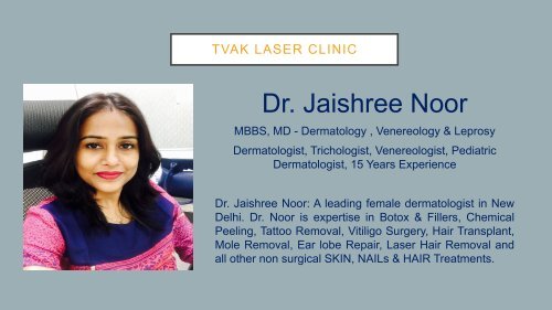 Best Skin Hair & Laser Clinic in New Delhi - Tvak Laser Clinic