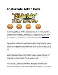 chaturbate token tool verification key