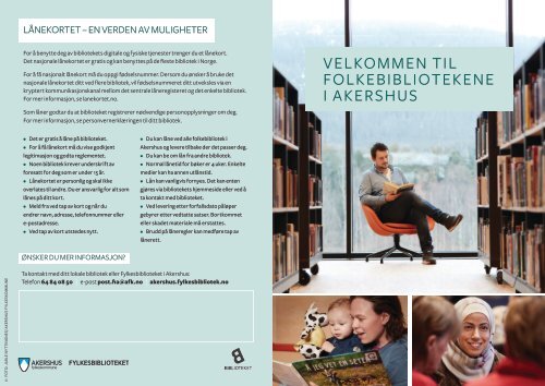 Velkommen til folkebibliotekene i Akershus