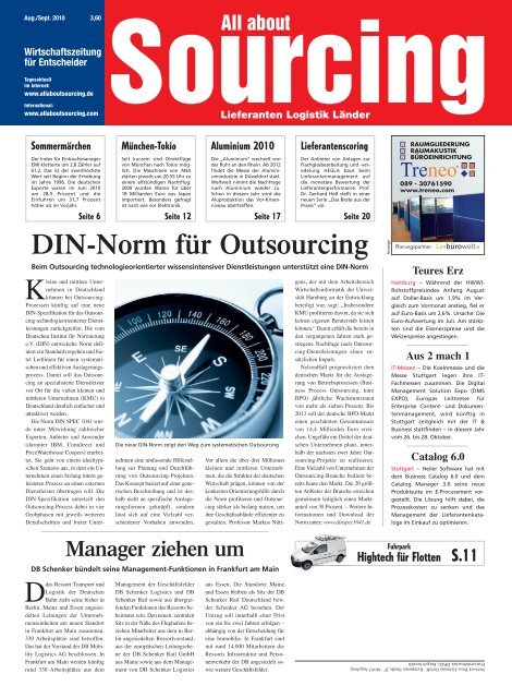 DIN-Norm für Outsourcing - about Sourcing