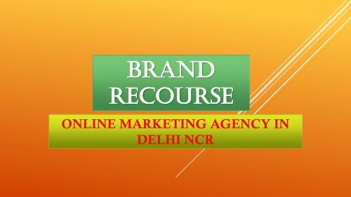 Best Online Advertising Agency in Delhi NCR
