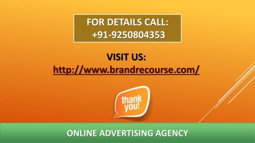 Best Online Advertising Agency in Delhi NCR