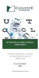 Curso Optometría en Daño Cerebral Sobrevenido - Edición Mérida