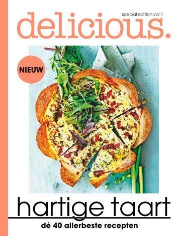 Inkijkexemplaar delicious.special edition 'hartige taart'