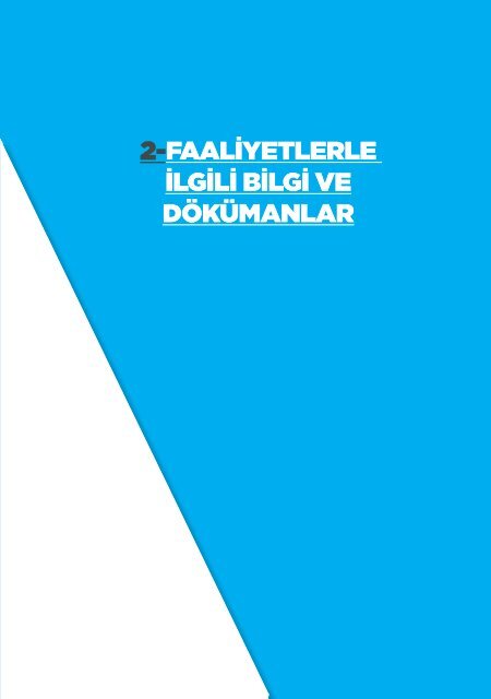 FAALİYET RAPORU 2018 YENİİİ