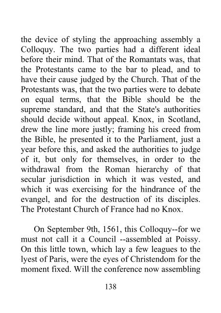 Protestantism in France From Death of Francis I to Edict of Nantes - James Aitken Wylie