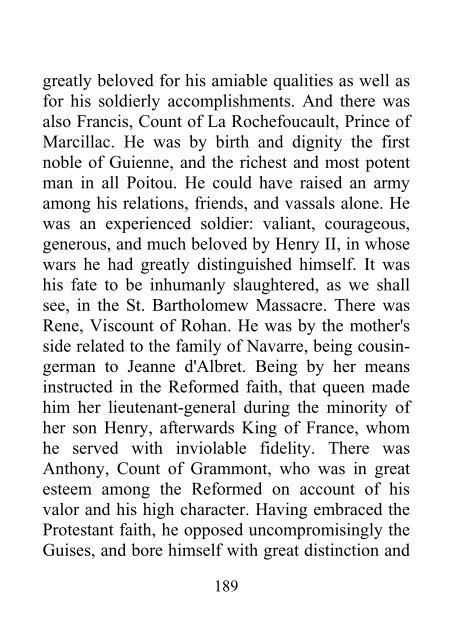 Protestantism in France From Death of Francis I to Edict of Nantes - James Aitken Wylie