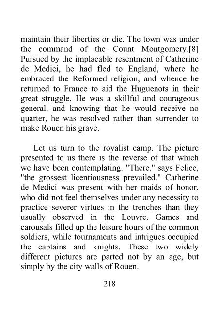 Protestantism in France From Death of Francis I to Edict of Nantes - James Aitken Wylie