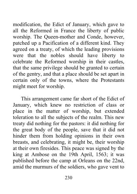 Protestantism in France From Death of Francis I to Edict of Nantes - James Aitken Wylie