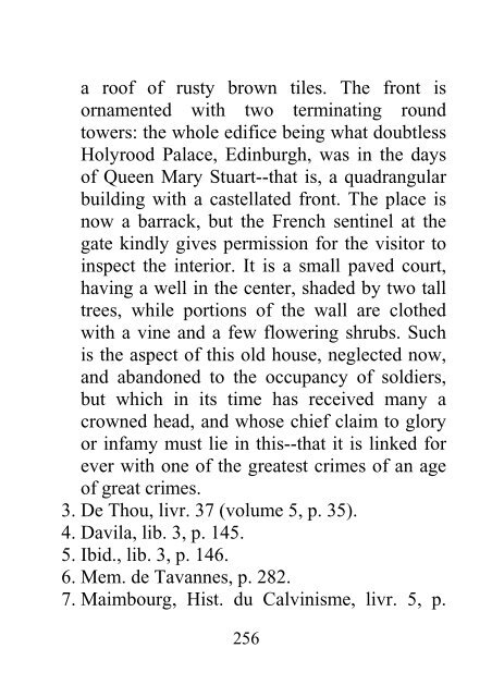 Protestantism in France From Death of Francis I to Edict of Nantes - James Aitken Wylie