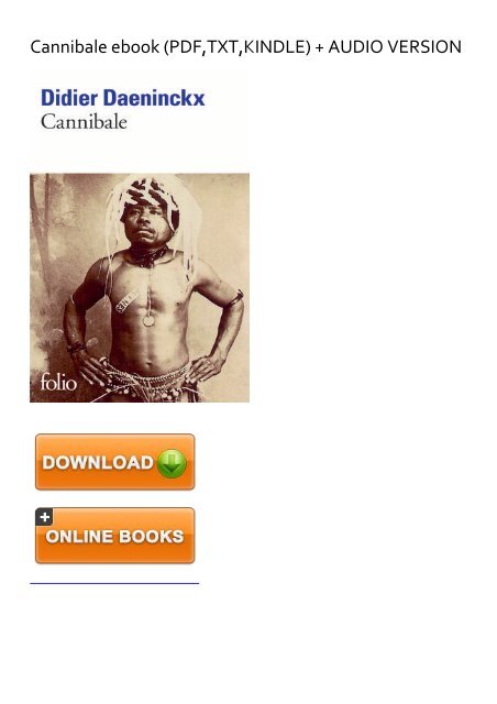 cannibale didier daeninckx audio