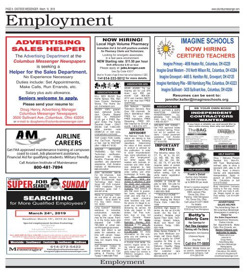 Eastside Messenger - March 10th, 2019