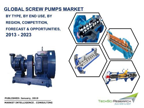 Global Screw Pumps Market is projected to reach USD 4.6 billion by 2023 | Techsci Research